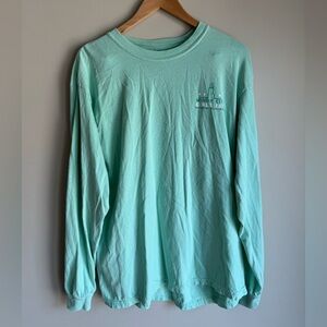 Comfort Colors Seafoam Long Sleeve Shirt - Windy City Qualifier Volleyball Large